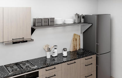AmGood 18 in. x 72 in. NSF Stainless Steel Tubular Wall Shelf | Heavy-Duty - Image 2