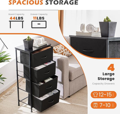Sweetcrispy Nightstand Small Bedroom Dresser - Image 4