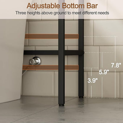 4-Tier Over The Toilet Storage, Bathroom Organizer | Space-Saving, Metal Shelf - Image 6