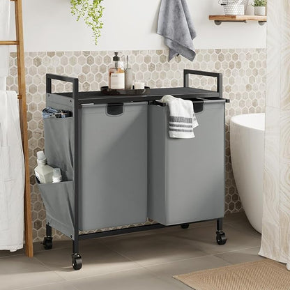 WOWLIVE Double Laundry Hamper - Image 2