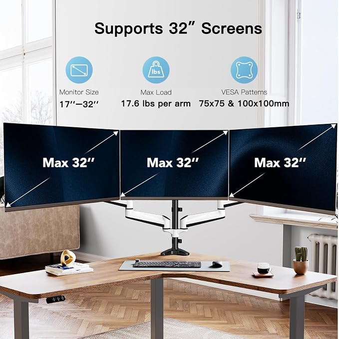 HUANUO Triple Monitor Stand - Image 2