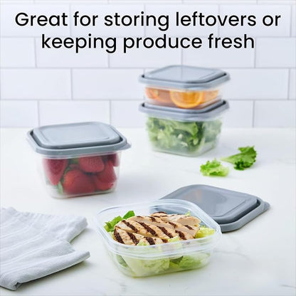 20-Piece BPA-Free Square Food Storage Container Set - Image 6