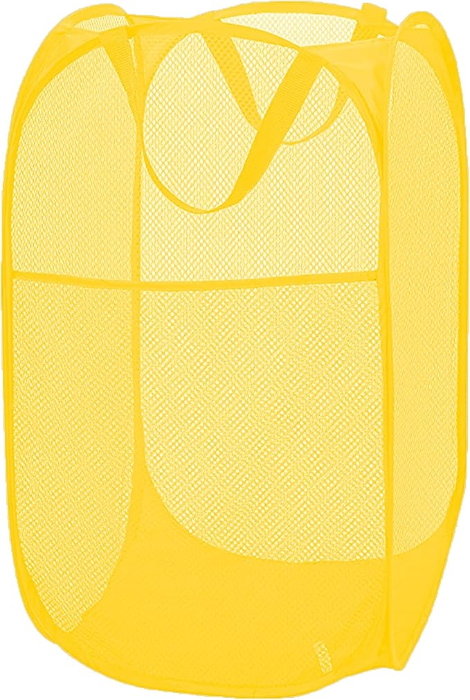 Pop Up Laundry Basket Mesh Collapsible Laundry Basket Foldable Popup Hamper by Aplter