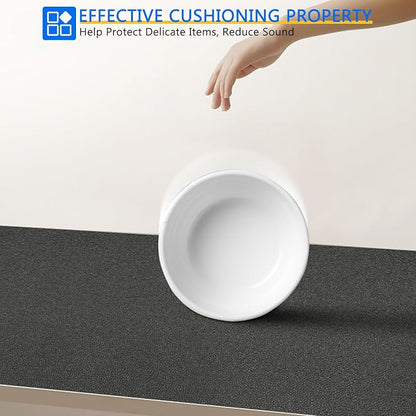 WochiTV Shelf Liner for Cabinets, Drawer Non Adhesive Non Slip Foam Mat for - Image 6