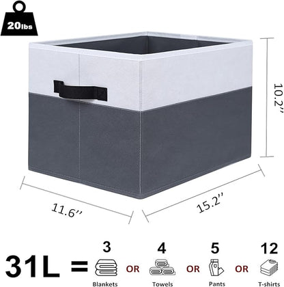WUIKE Fabric Storage Bins, Extra Large Baskets - Image 2