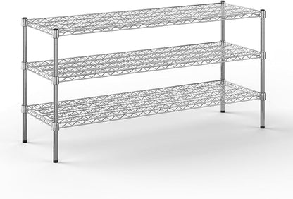 18" Deep x 54" Wide x 27" Height Wire Shelving Kit | 3-Tier | NSF Commercial by Regal+Altair