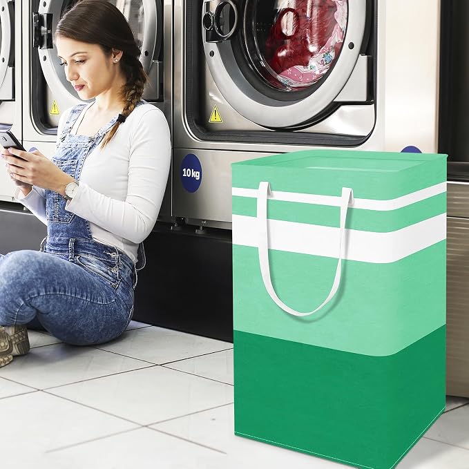 4-Pack Foldable Laundry Basket, Large Laundry Baskets - Image 7