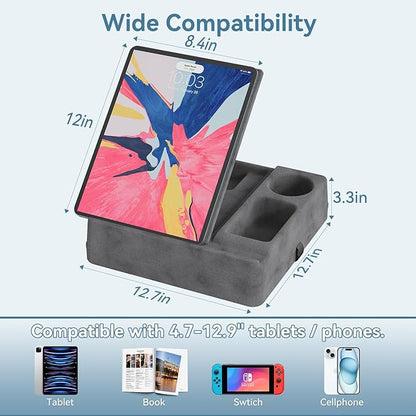 Tablet Pillow Stand with Storage - Image 3