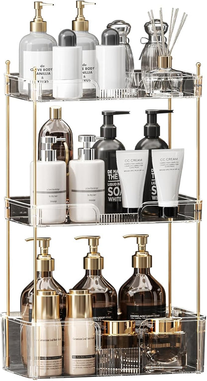 Akinbas 3 Tier Bathroom Organizer Countertop Makeup Perfume Tray Skincare by AKINBAS