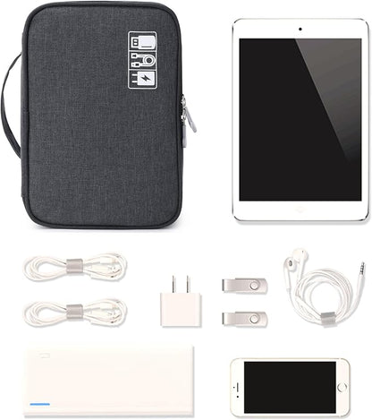Lanola Custom Personalized Travel Cable Organizer Bag, Electronic Accessories - Image 7