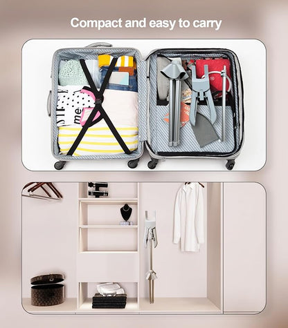 Garment Steamer Hanger with Ironing Glove, Portable Steamer Rack - Image 4