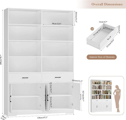 HOSTACK 78" Tall Bookshelf - Image 3