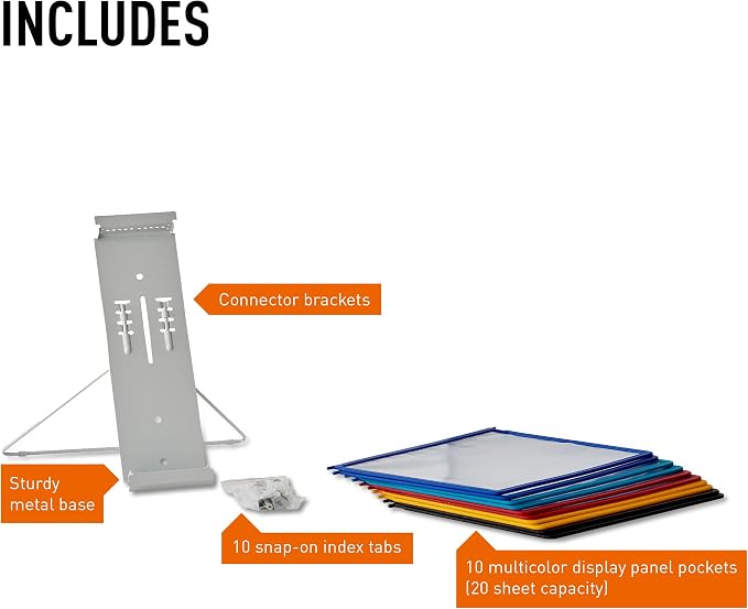 Durable Instaview20 Pocket Expandable Desktop Reference System - Image 5