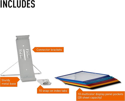 Durable Instaview20 Pocket Expandable Desktop Reference System - Image 5