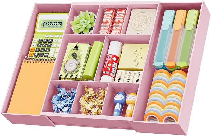 Marbrasse Expandable Desk Drawer Organizer, Desk Organizers and Accessories by Marbrasse