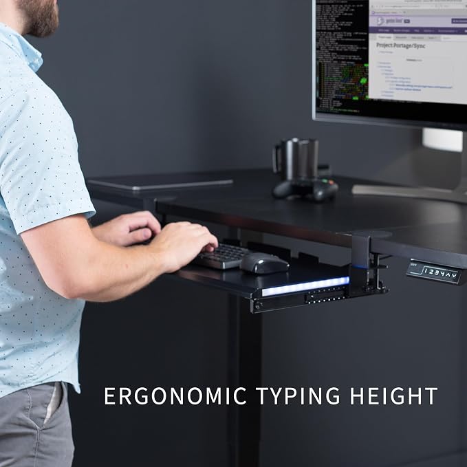 VIVO Large Under Desk Keyboard Tray - Image 3