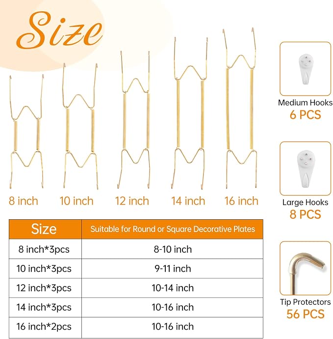 Bilillo 14 Pieces Plate Hangers - Image 2