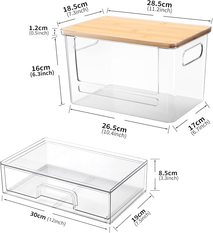 2Pcs Trash Bag Holder Under Sink Stackable Storage, Extra Large Laundry Room - Image 8
