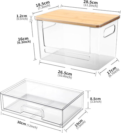 2Pcs Trash Bag Holder Under Sink Stackable Storage, Extra Large Laundry Room - Image 8