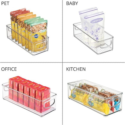 mDesign Plastic Bathroom Storage Container Bins w/ Handles - Image 7