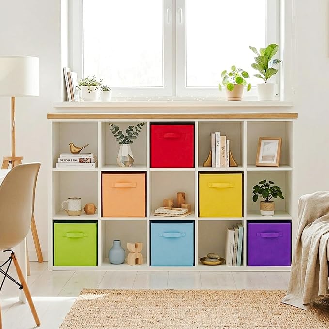 ShellKingdom Storage Bins, Foldable Fabric Storage Cubes And Cloth Storage - Image 6
