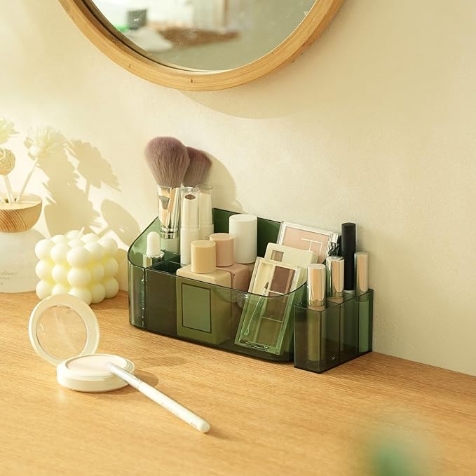 SUNFICON Makeup Tray Holder Organizer Cosmetic Display Case Tabletop Desktop - Image 5