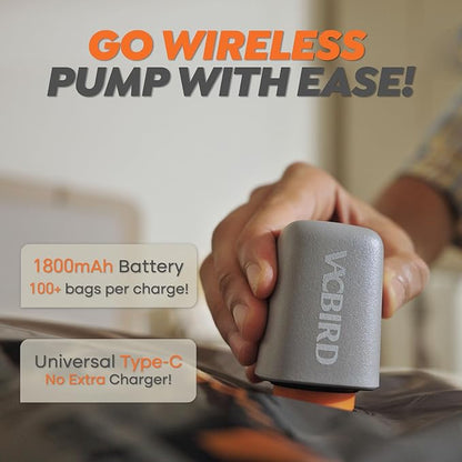Rechargeable Wireless Pump Travel Storage Bags Set - Image 2