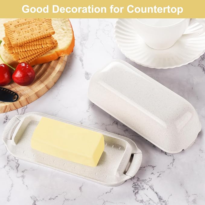 AONCO Butter Dish, Unbreakable Reusable Butter Keeper - Image 7