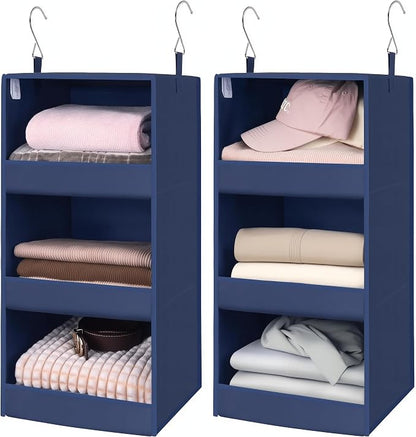 GRANNY SAYS 3-Shelf Closet Organizers and Storage, Foldable Hanging Closet by GRANNYSAYS