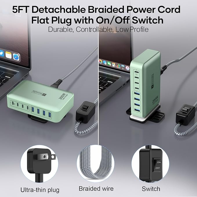 8-Port Multiple Charger Station 200W - Image 6