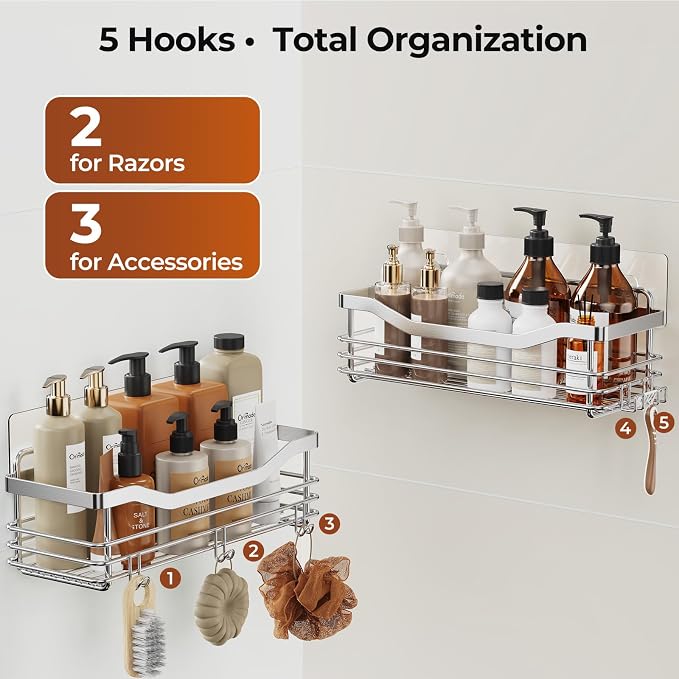 Orimade Shower Caddy Basket Shelf - Image 7