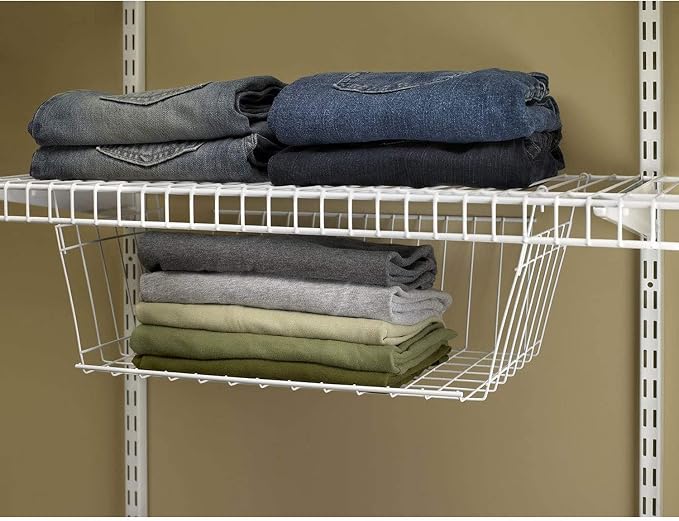 ClosetMaid 17 Inch Wide Hanging Basket Wire Shelving Accessory - Image 3