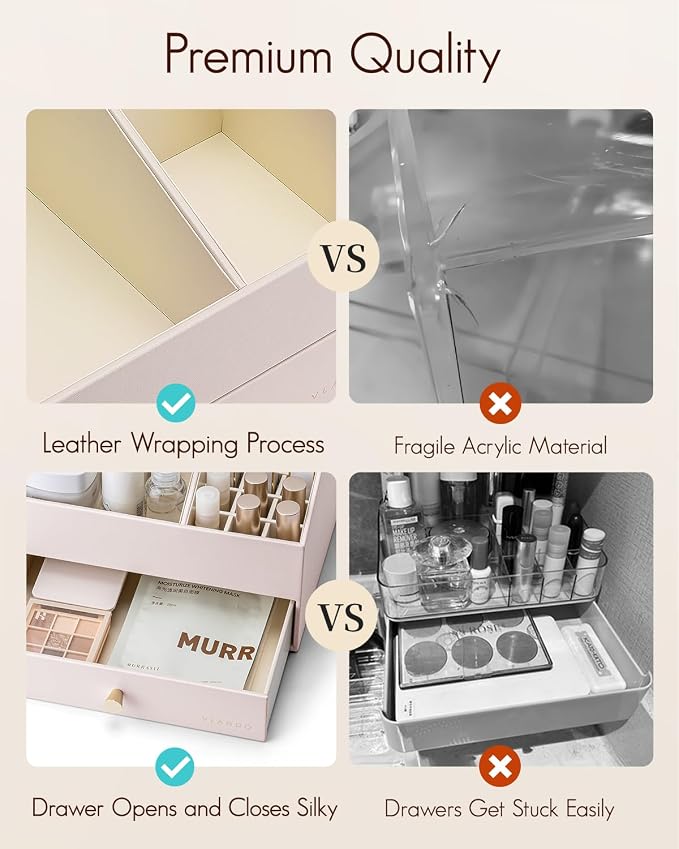 Vlando Makeup Organzier, Vanity Organizer - Image 6