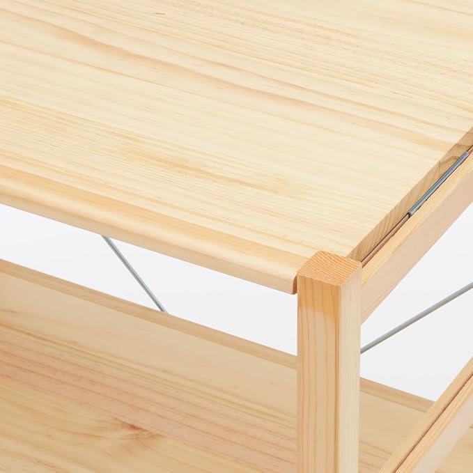 無印良品 MUJI 61182407 Pine Wood Shelf Unit, : 22.8 x 10.2 x 32.7 inches (58 x 2 - Image 6