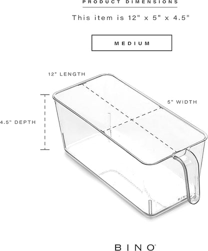 BINO l Plastic Storage Bins l THE HOLDER COLLECTION l 2-Pack, Large Multi-Use - Image 3