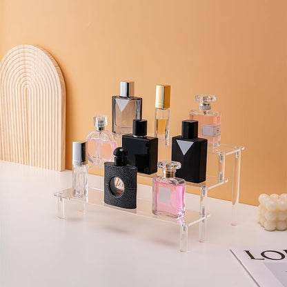 2PCS Acrylic Display Risers, 3 Tier Perfume Organizer, Display Shelf - Image 7
