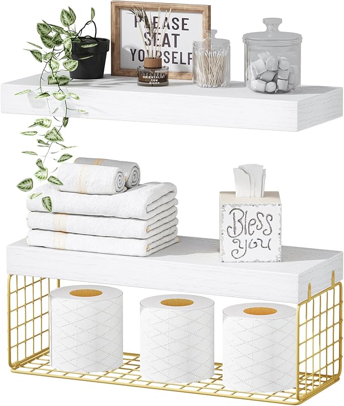 QEEIG Bathroom Shelves Over Toilet by QEEIG