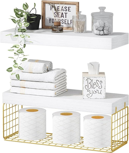 QEEIG Bathroom Shelves Over Toilet by QEEIG