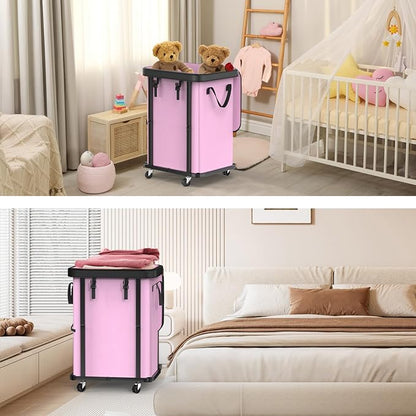 150L Large Fashion Laundry Basket - Image 7
