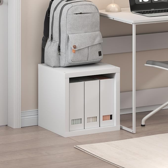 Furinno Cubicle Book Shelf, Stackable Bookshelf, Cube Storage Organizer Bookcase by Furinno-FitsYourSpaceFitsYourBudget