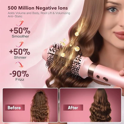 Dual Voltage StyleVibe 8-in-1 Air Styler, Hair Dryer & Blow Dryer Brush - Image 6