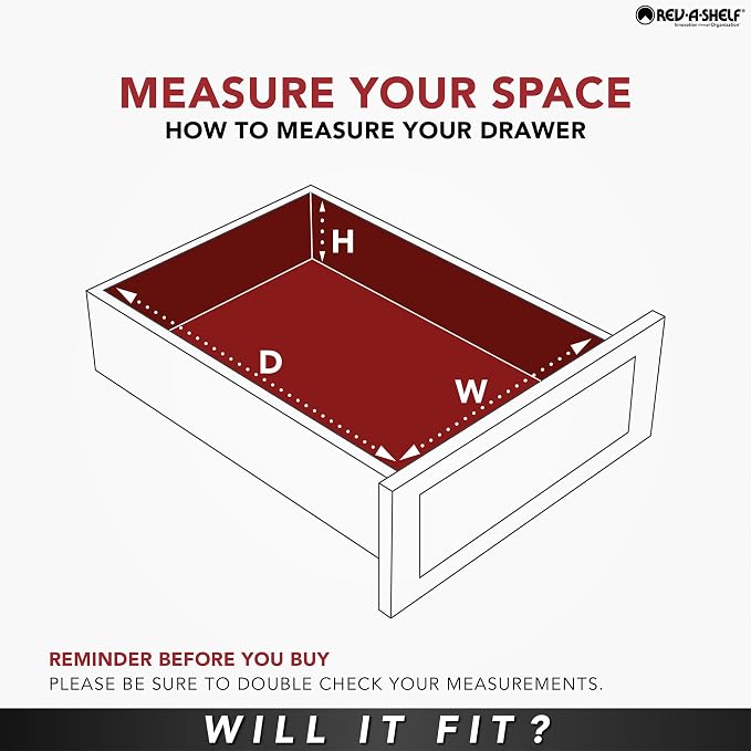Rev-A-Shelf Trim-to-Fit Silverware Drawer Organizer - Image 5