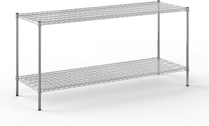 24" Deep x 72" Wide x 34" Height Wire Shelving Kit | 2-Tier | NSF Commercial by Regal+Altair