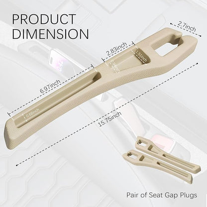 2PCS Car Seat Gap Filler Organizer, 2 in 1 Car Gap Filler - Image 2