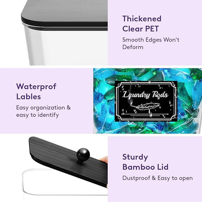 Lifewit 3 Pcs Laundry Pods Container - Image 5