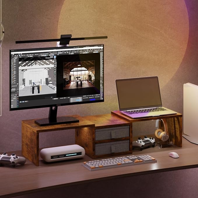 TEAMIX Dual Monitor Stand Riser - Image 7