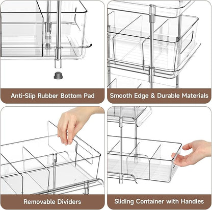 3 Tier Clear Bathroom Organizer - Image 6