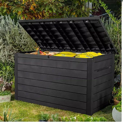 Outdoor Storage Box with Lockable Lid - Image 7