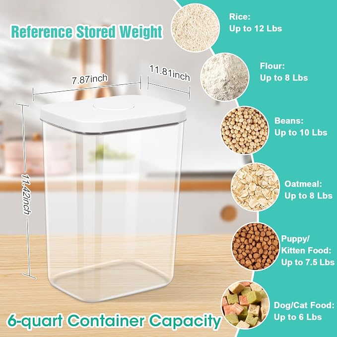 TBMax Large Airtight Food Container 6 Qt - Image 3