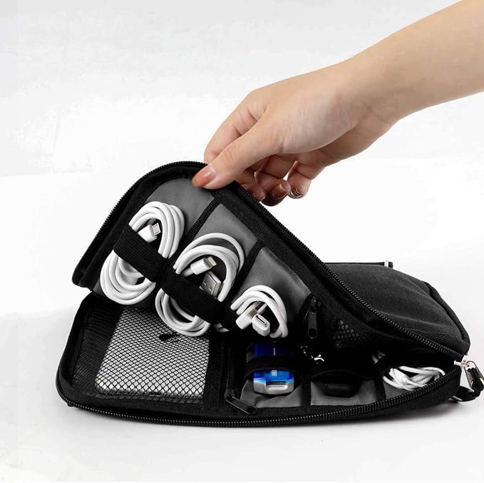 Travel Cable Organizer Bag Waterproof Portable Electronic Accessories Organizer - Image 3